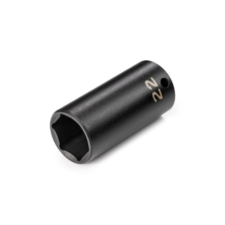 Tekton 3/8 Inch Drive x 22 mm Deep 6-Point Impact Socket SID13122